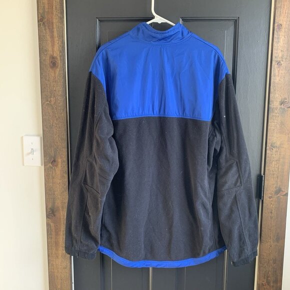 VTG Nike Adult Medium Quarter Zip Sweatshirt Swoosh Y2K Colorblock Pullover - Picture 3 of 7